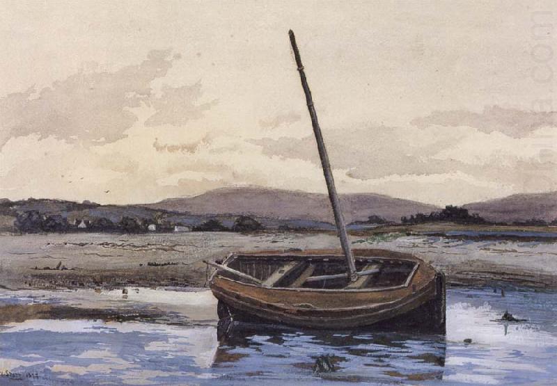 William Stott of Oldham Boat at Low Tide china oil painting image